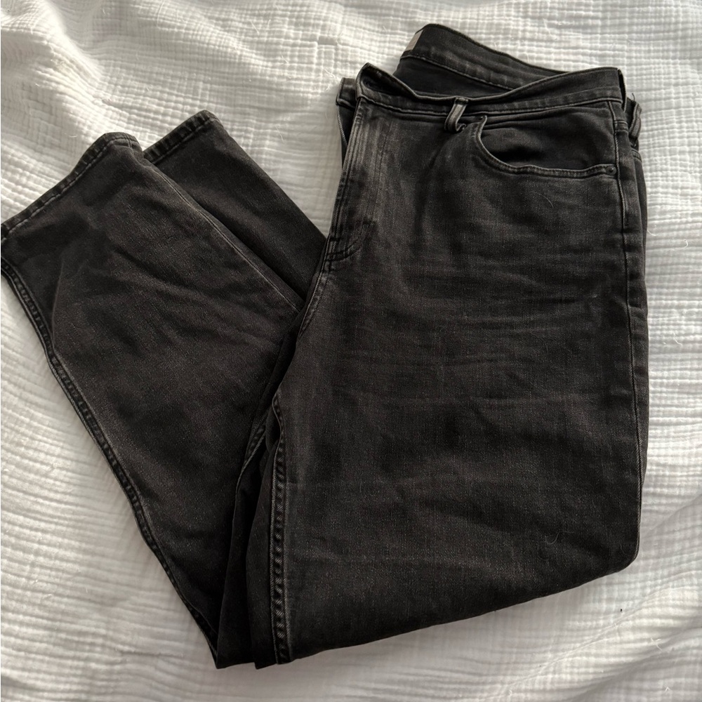 Everlane gray cheeky jeans size 34